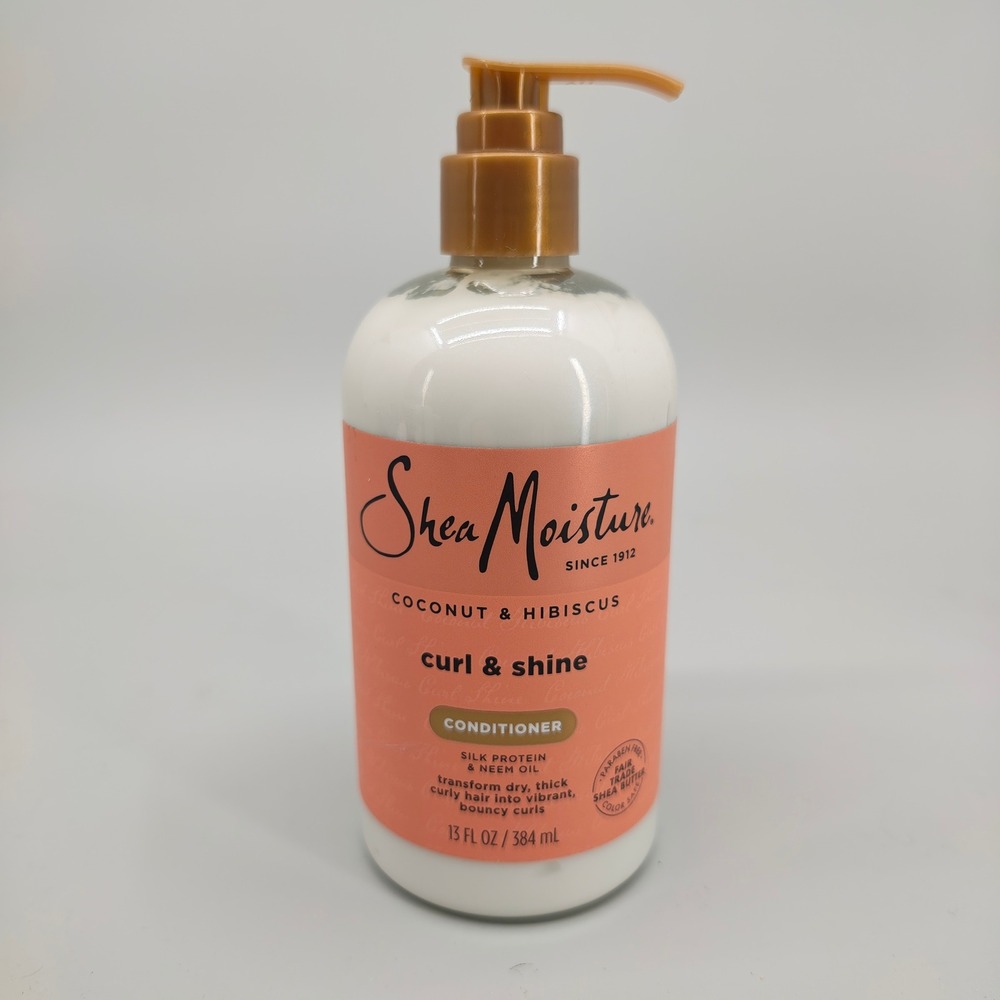 SheaMoisture Coconut & Hibiscus Curl & Shine Conditioner 13oz Thick Curly Hair